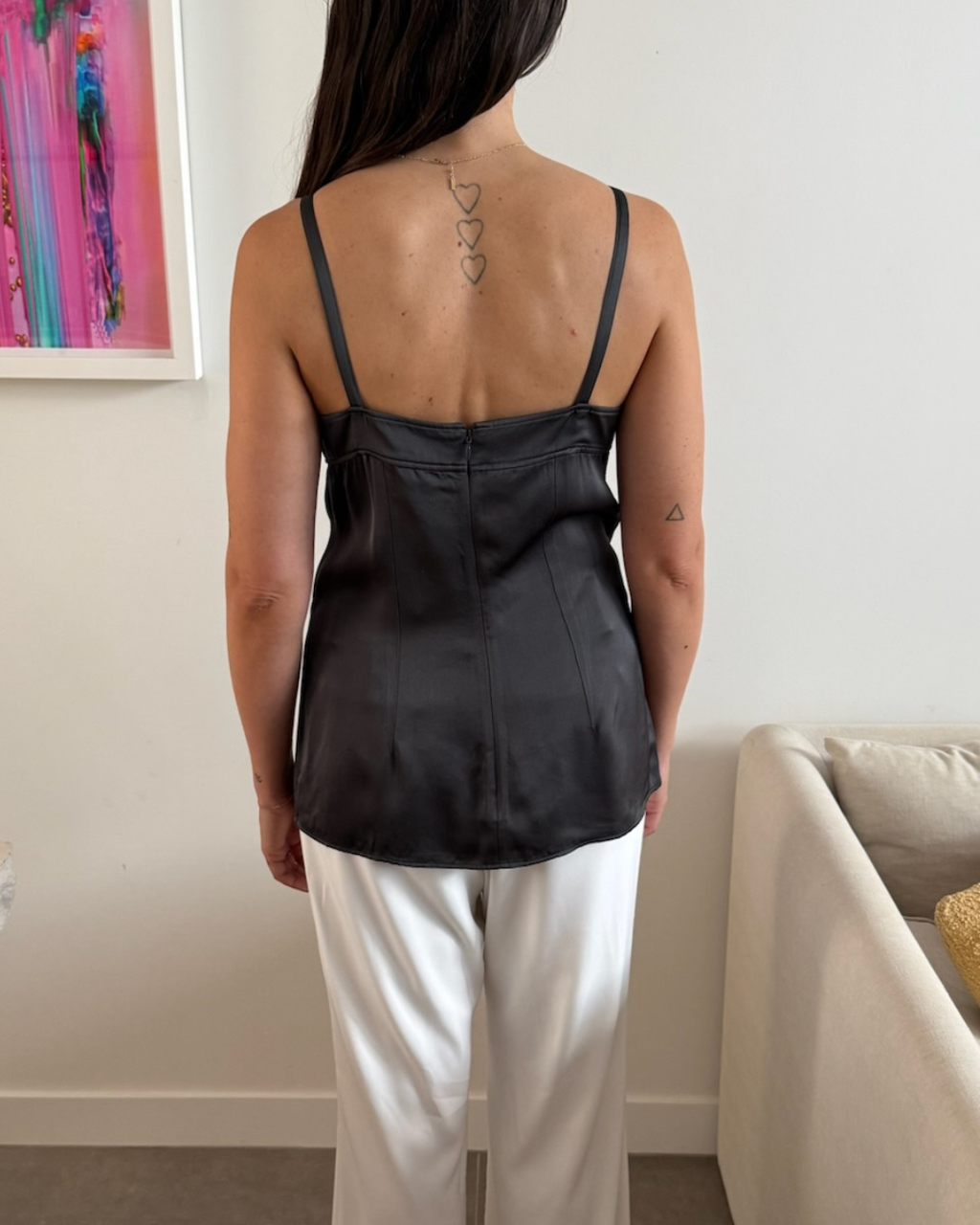 Toteme Crepe Cami Top - Size 38 (AU 10)
