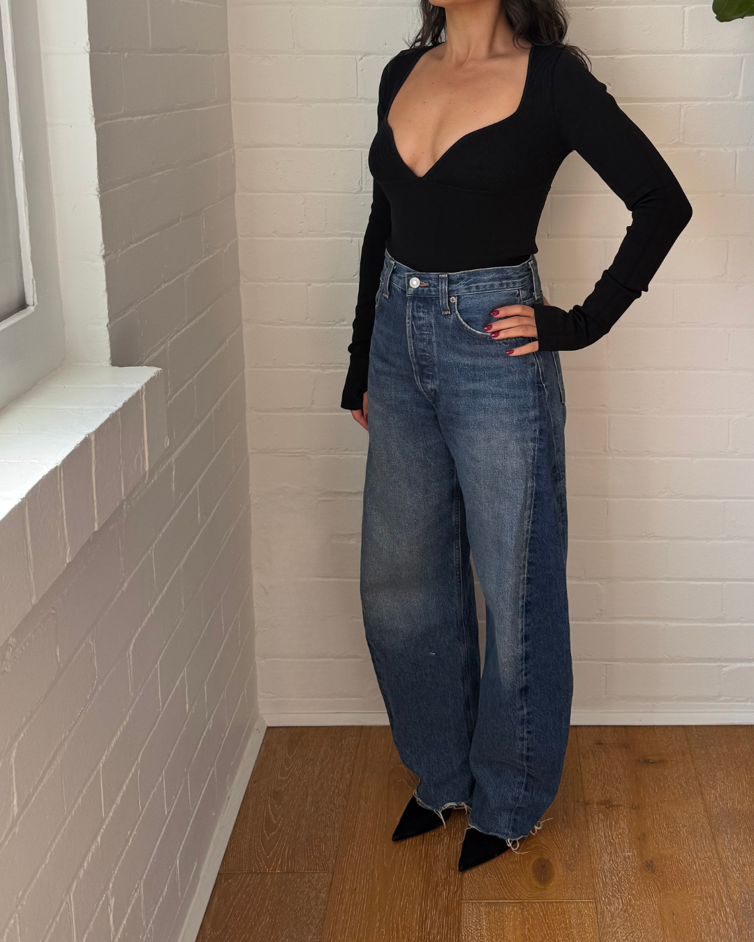 SIR Helena Long Sleeve Top - Size 1 (AU 8)
