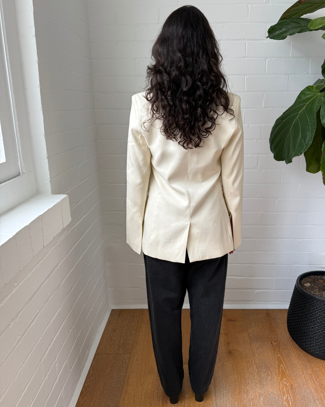 St Agni Asymmetrical Blazer - Size Small