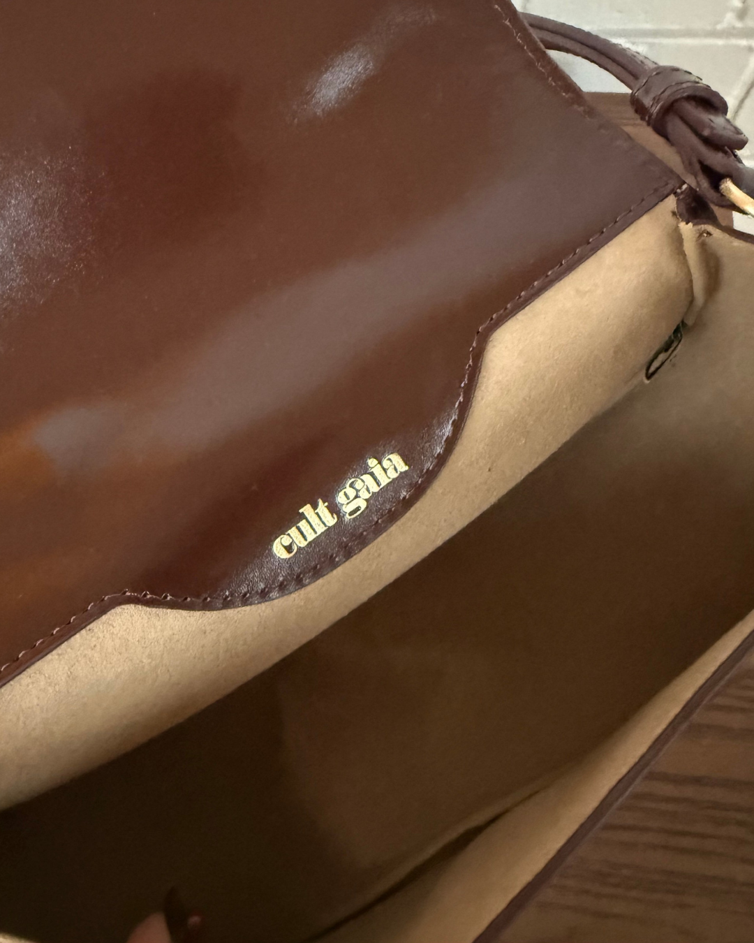 Cult Gaia Kazia Crossbody Bag - Espresso
