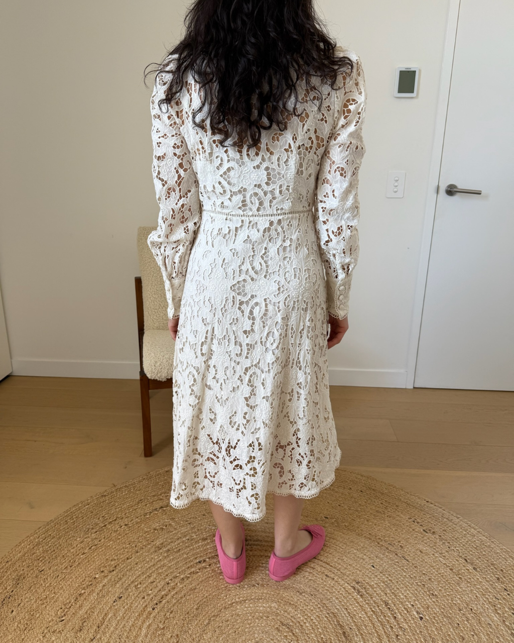 Zimmermann Freja Belted Broderie Dress - Size 1 (AU 8-10)