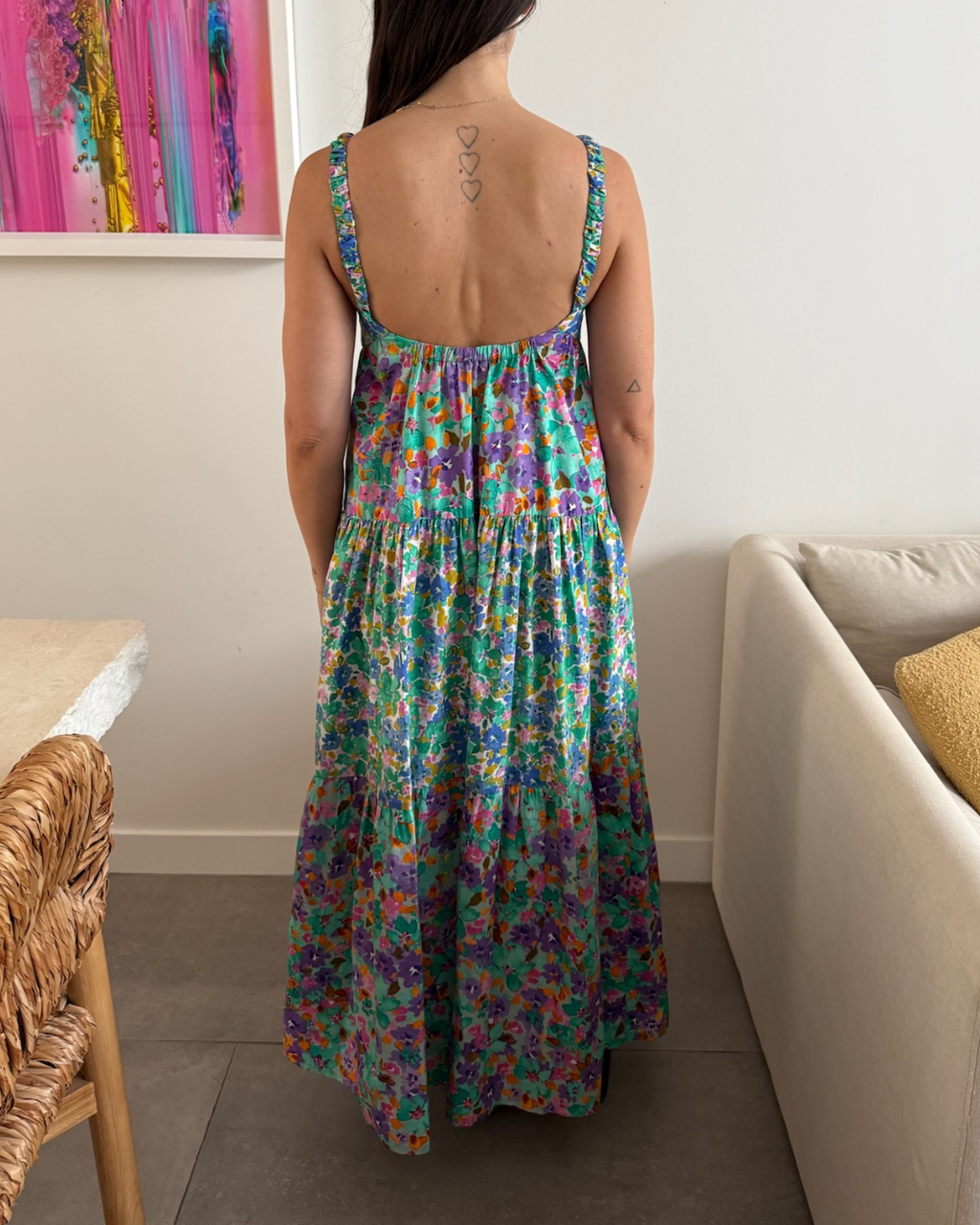 Kachel Eliza Floral Dress - Size 8
