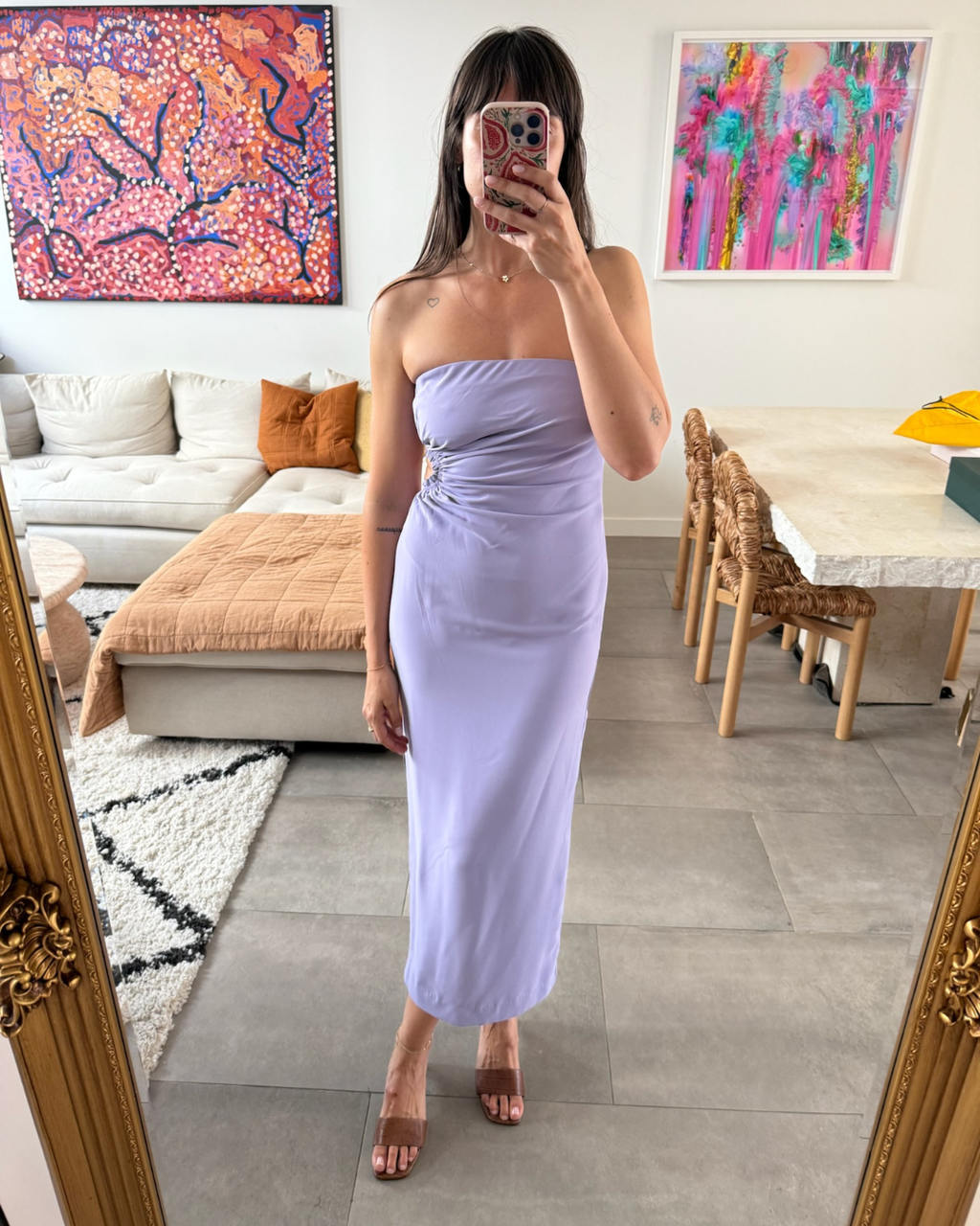 By Johnny Selena Midi Dress - Size 6