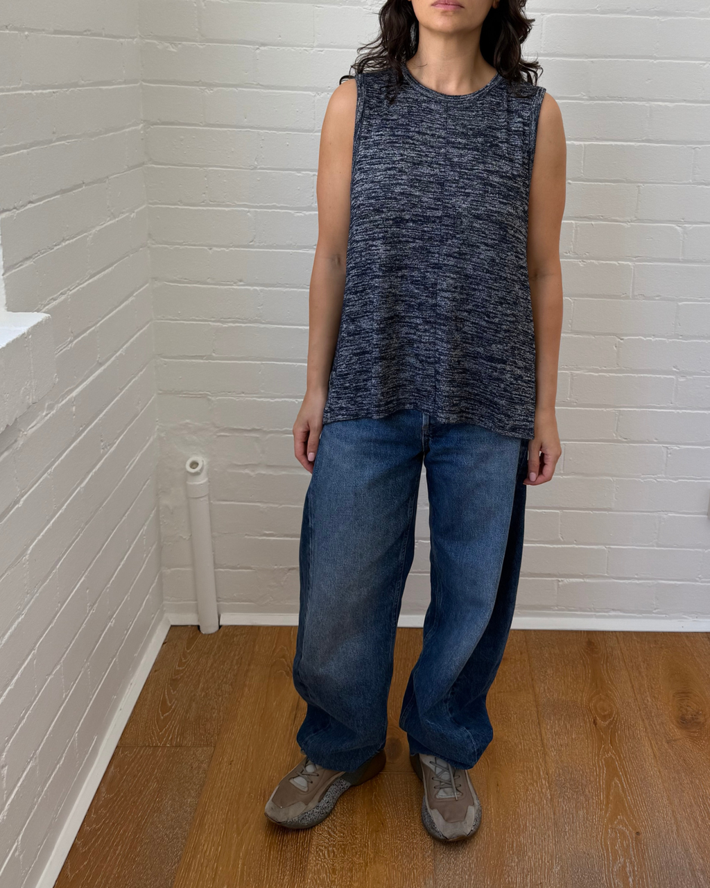 Rag & Bone Nicole Split Back Sleeveless Tank Top - Size Small