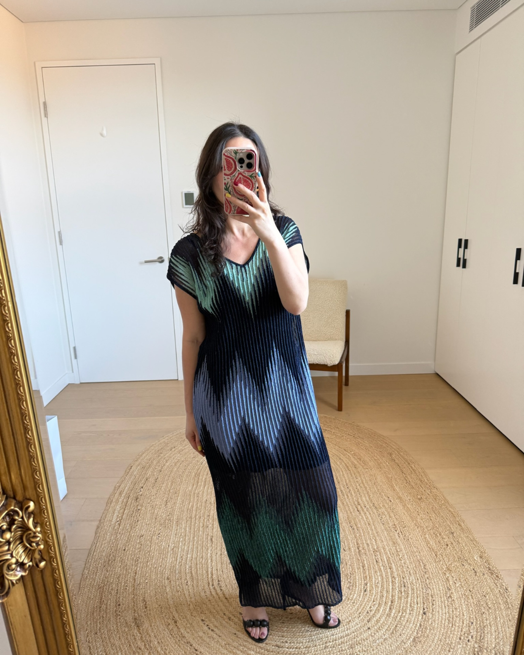 Missoni Zig Zag Fine Metallic Rib Knit - Large