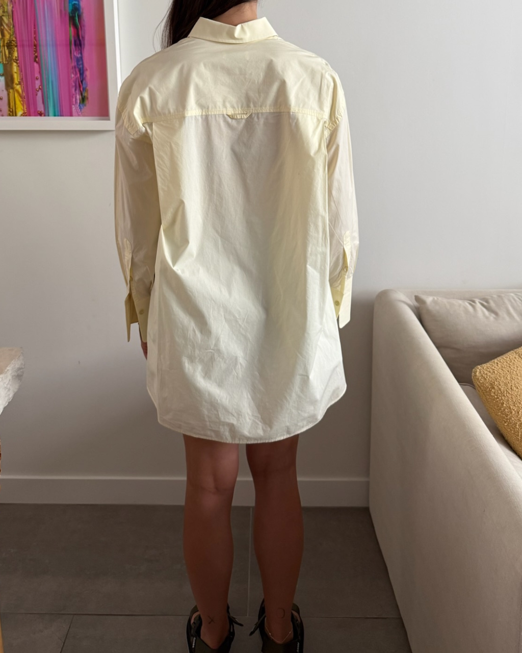 Scanlan Theodore Parachute Shirt Yellow - Size 6