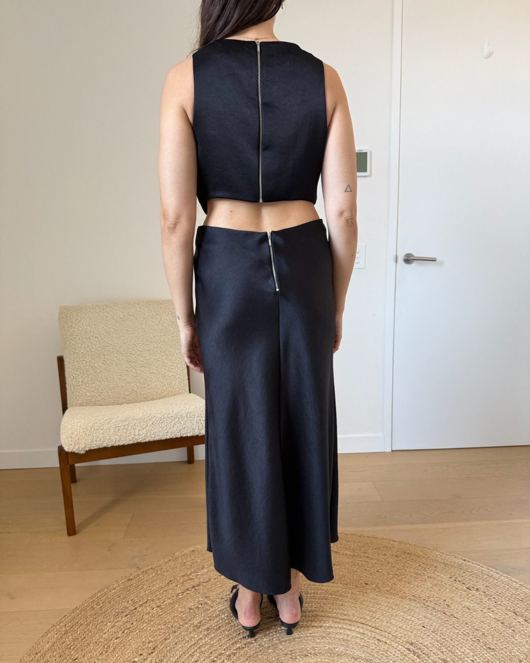 Bec & Bridge Cut Out Midi Dress - Size 12