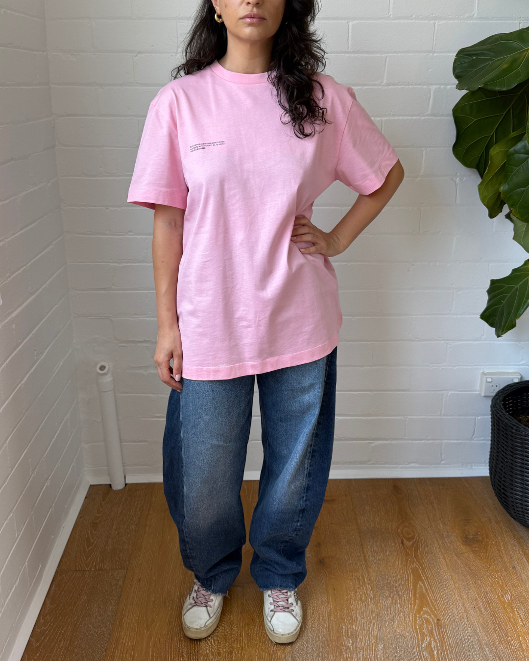 Pangaia 365 Midweight T-Shirt Sakura Pink - Size Small