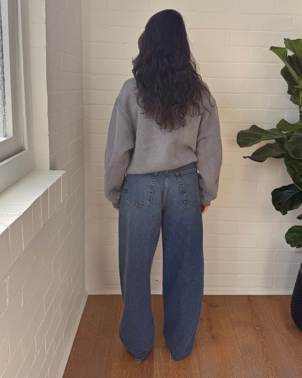 Alexander Wang Essential Terry Crew Sweatshirt - Size Small