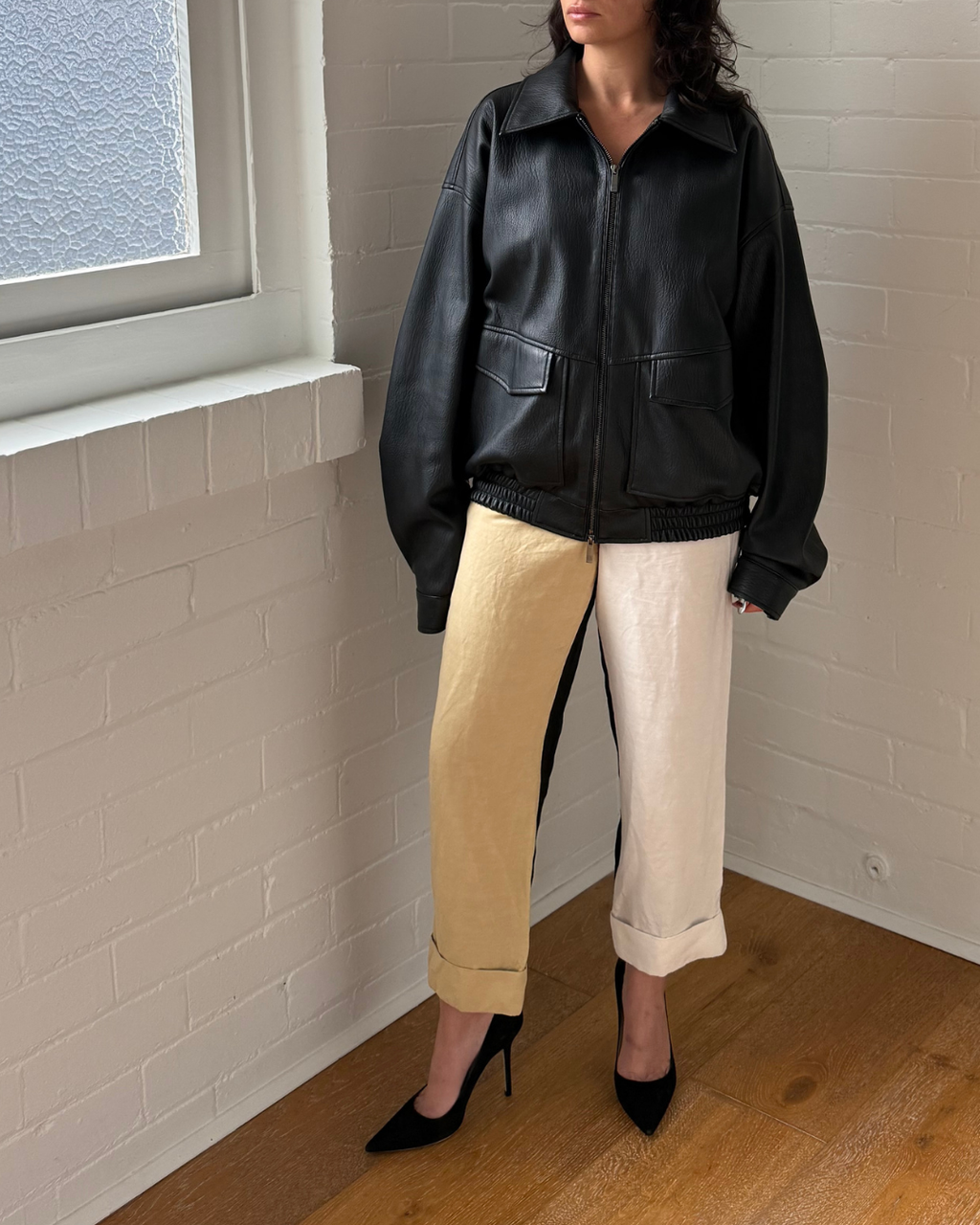 Petar Petrov Color Block Tapered Pants - Size 38 (AU 8)