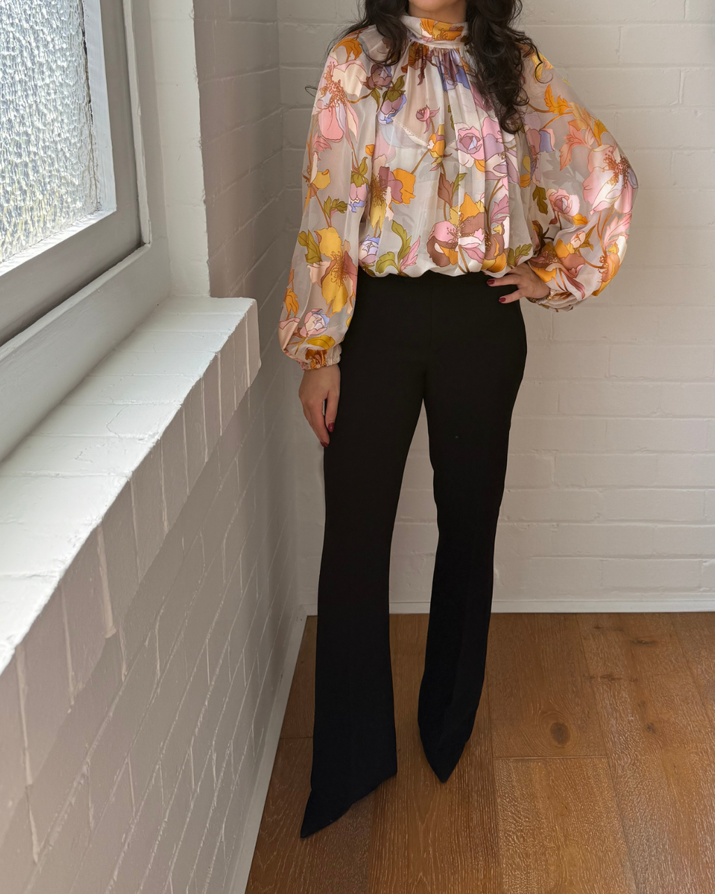 Joseph Rock Flare Crepe Pants - Size 36 (AU 6-8)