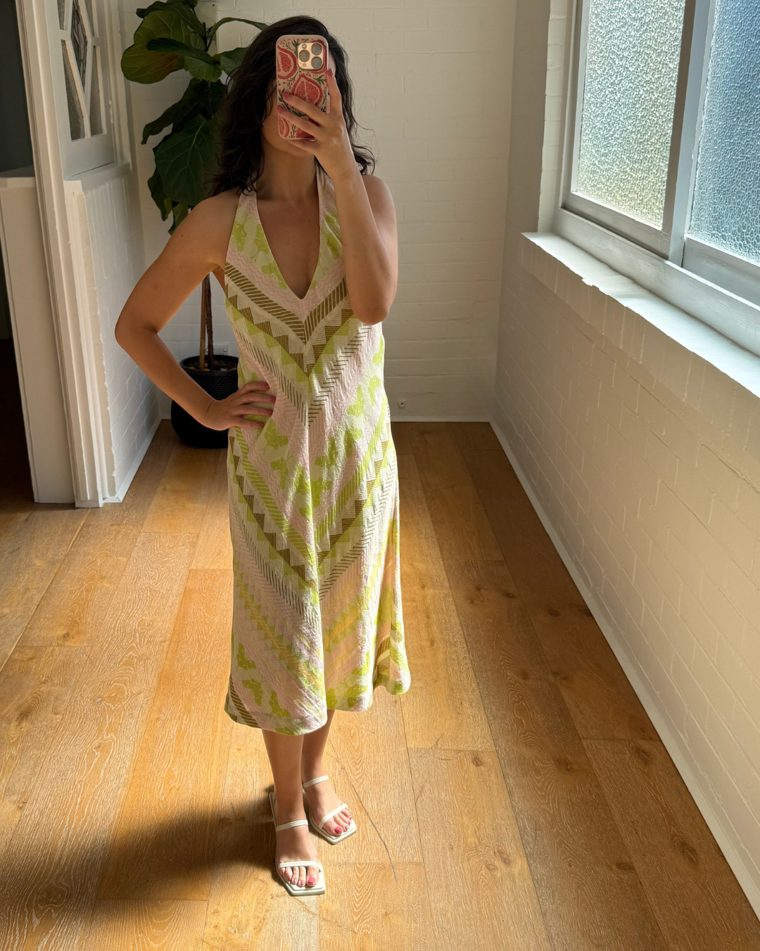 Summery Copenhagan Vice Halter Dress - Size Small