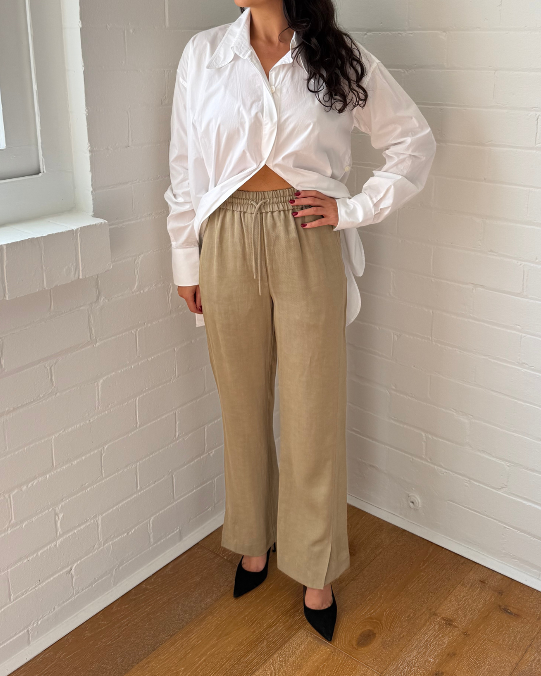 Oroton Split Hem Jogger - Size 6