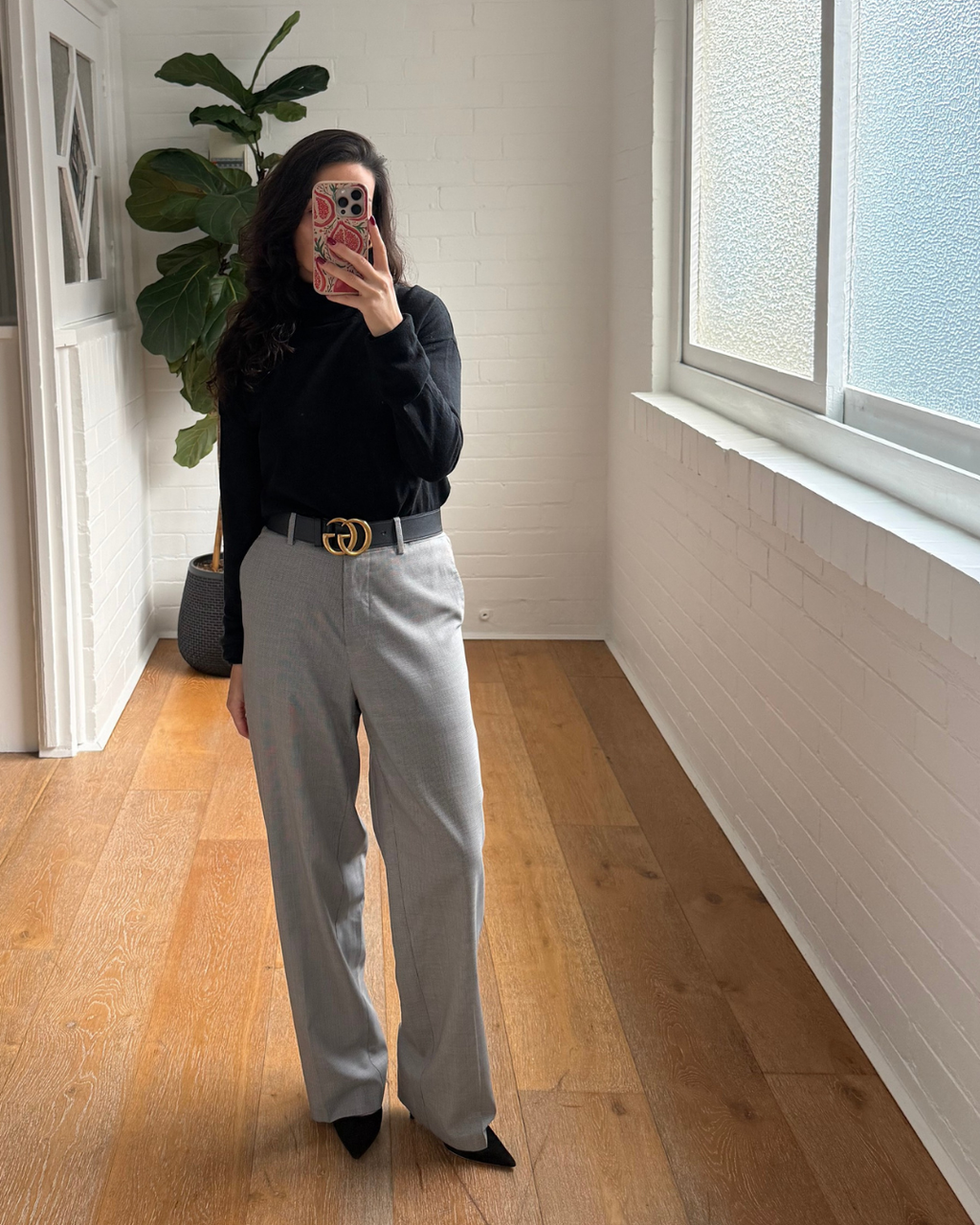 Gucci GG Marmont Wide Belt - Size 26