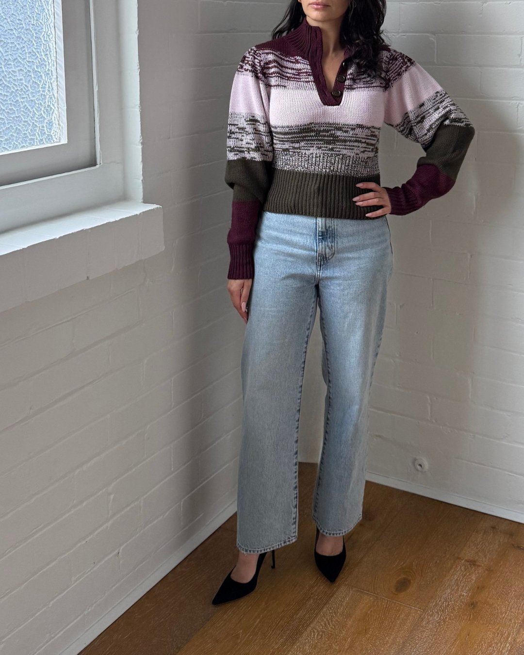 Baum Und Pferdgarten Caroleen Sweater Pink - Size Small
