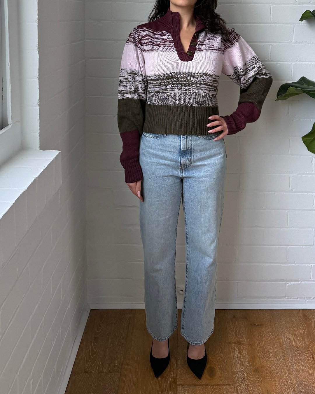 Baum Und Pferdgarten Caroleen Sweater Pink - Size Small