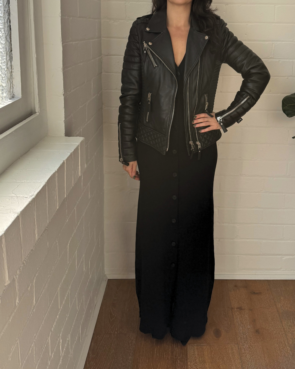 Boda Skins Kay Michaels Leather Jacket - Size 12