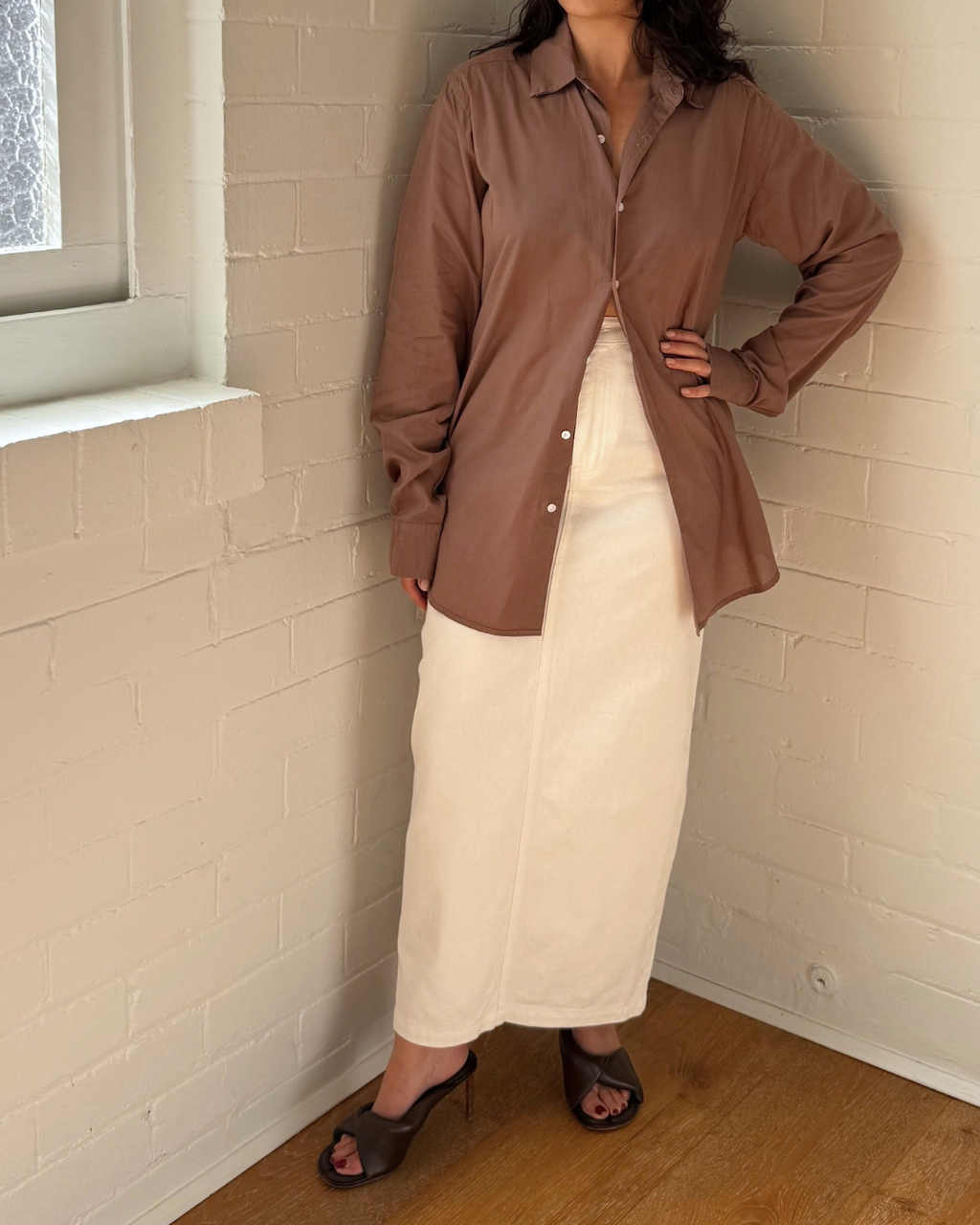 Posse Harvey Skirt Vintage White - Size 26