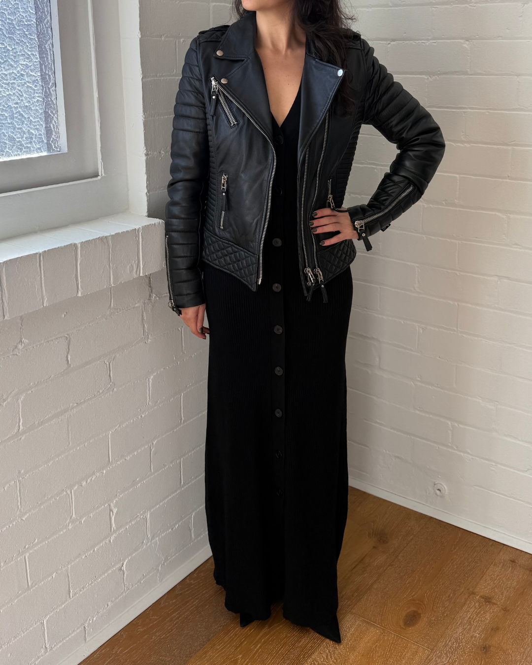 Boda Skins Kay Michaels Leather Jacket - Size 12