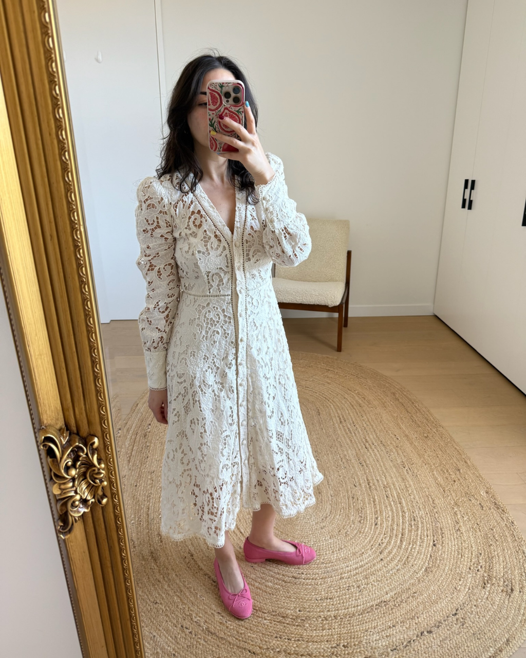 Zimmermann Freja Belted Broderie Dress - Size 1 (AU 8-10)