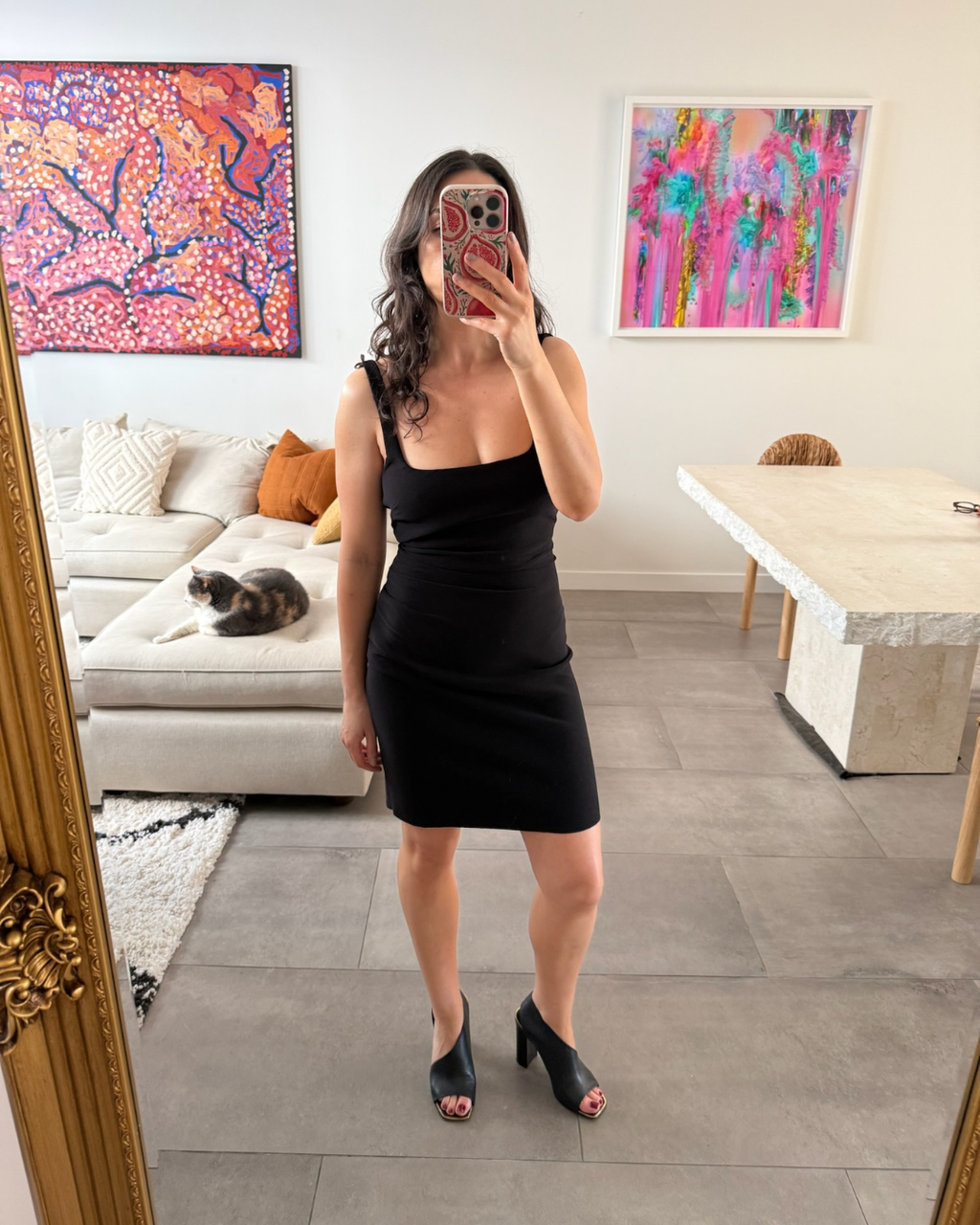 Bec & Bridge Black Mini Dress - Size 8