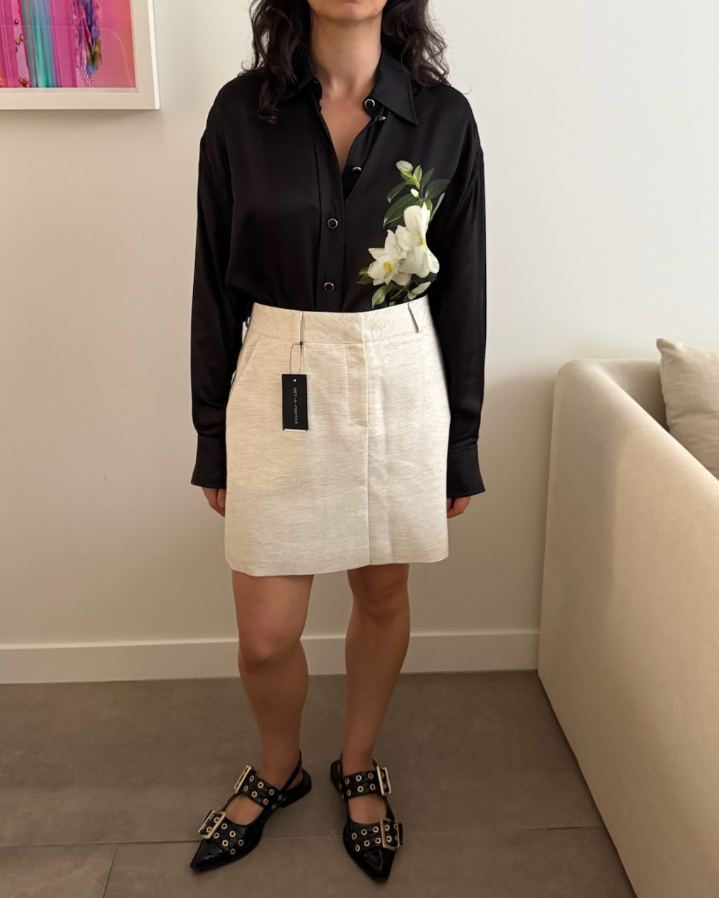 Zimmermann Harmony Shirt - Size 1 (AU 10)