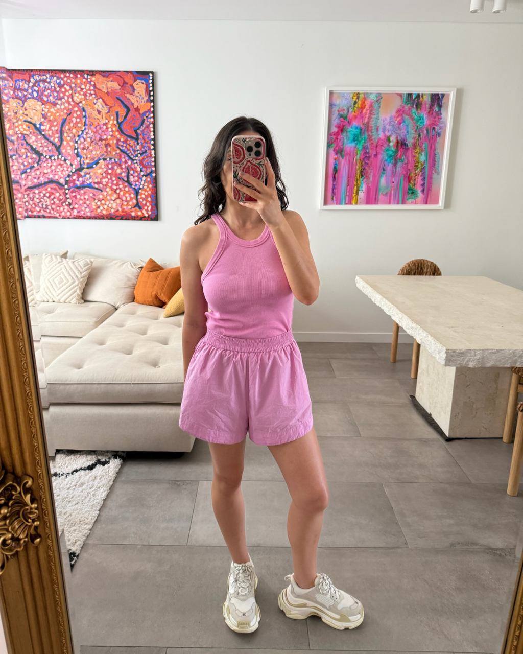 Viktoria & Woods Lorne Tank Pink - Size 0 (AU 6-8)