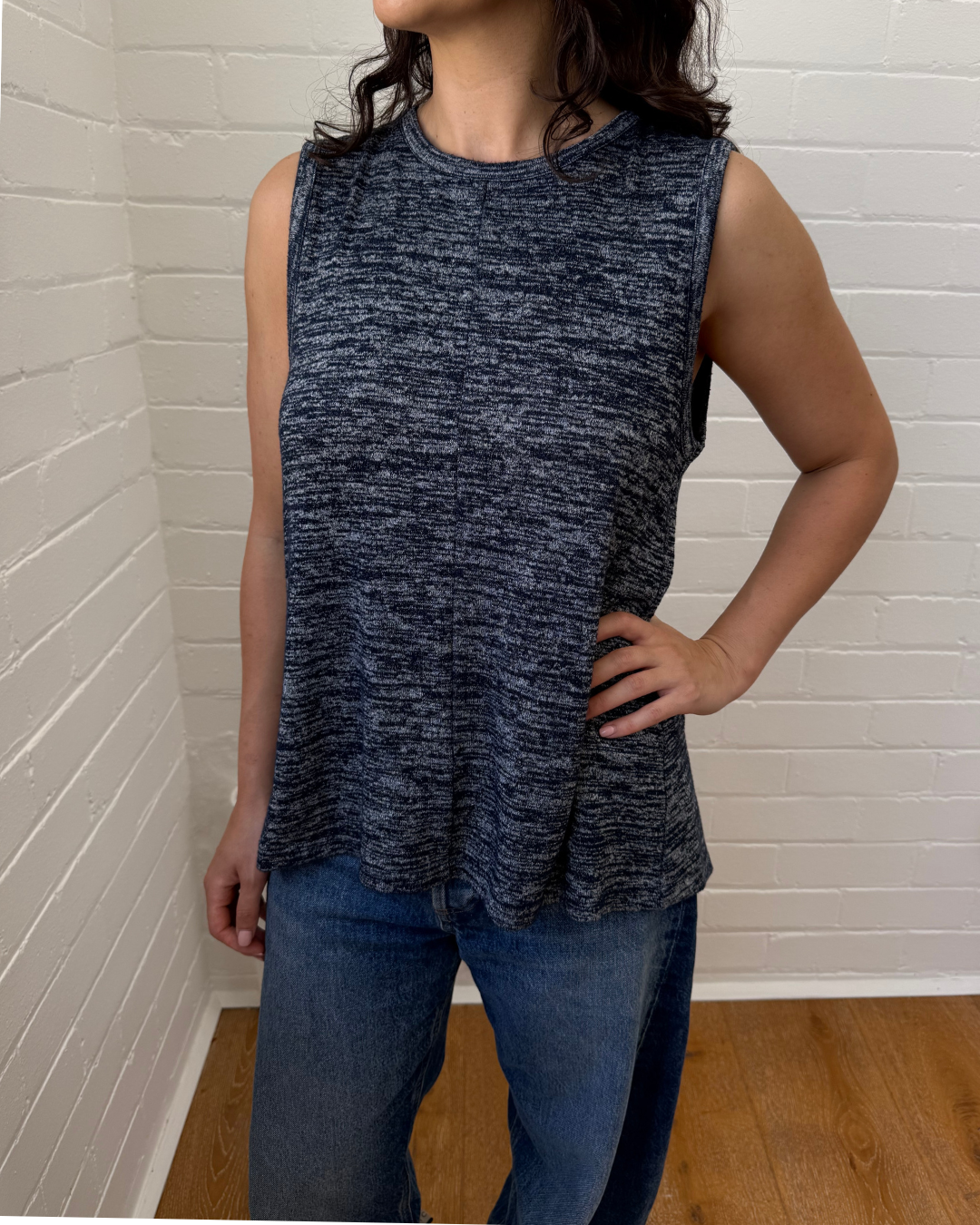 Rag & Bone Nicole Split Back Sleeveless Tank Top - Size Small