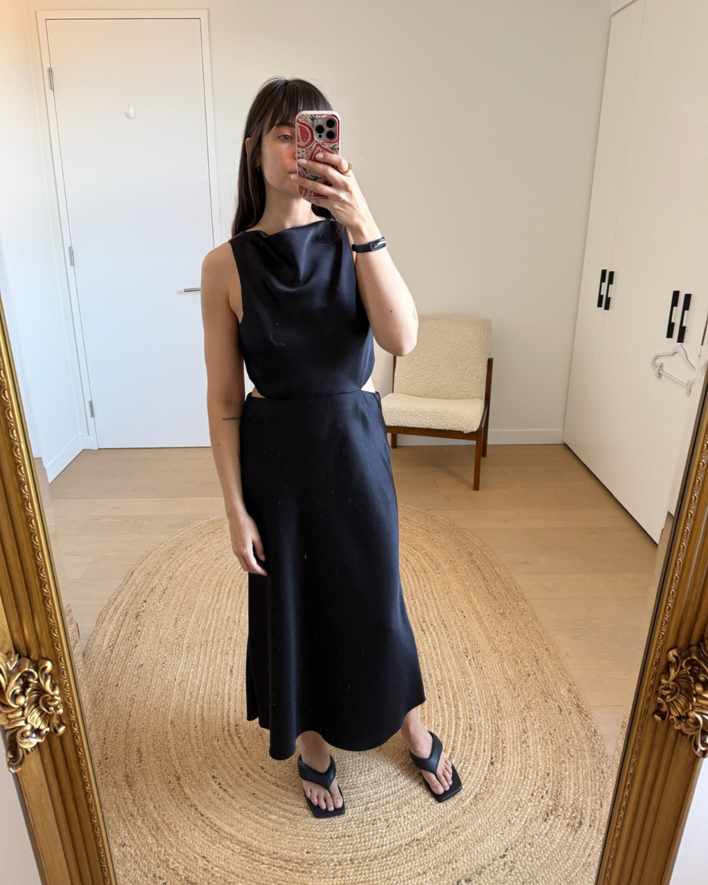Bec & Bridge Cut Out Midi Dress - Size 12