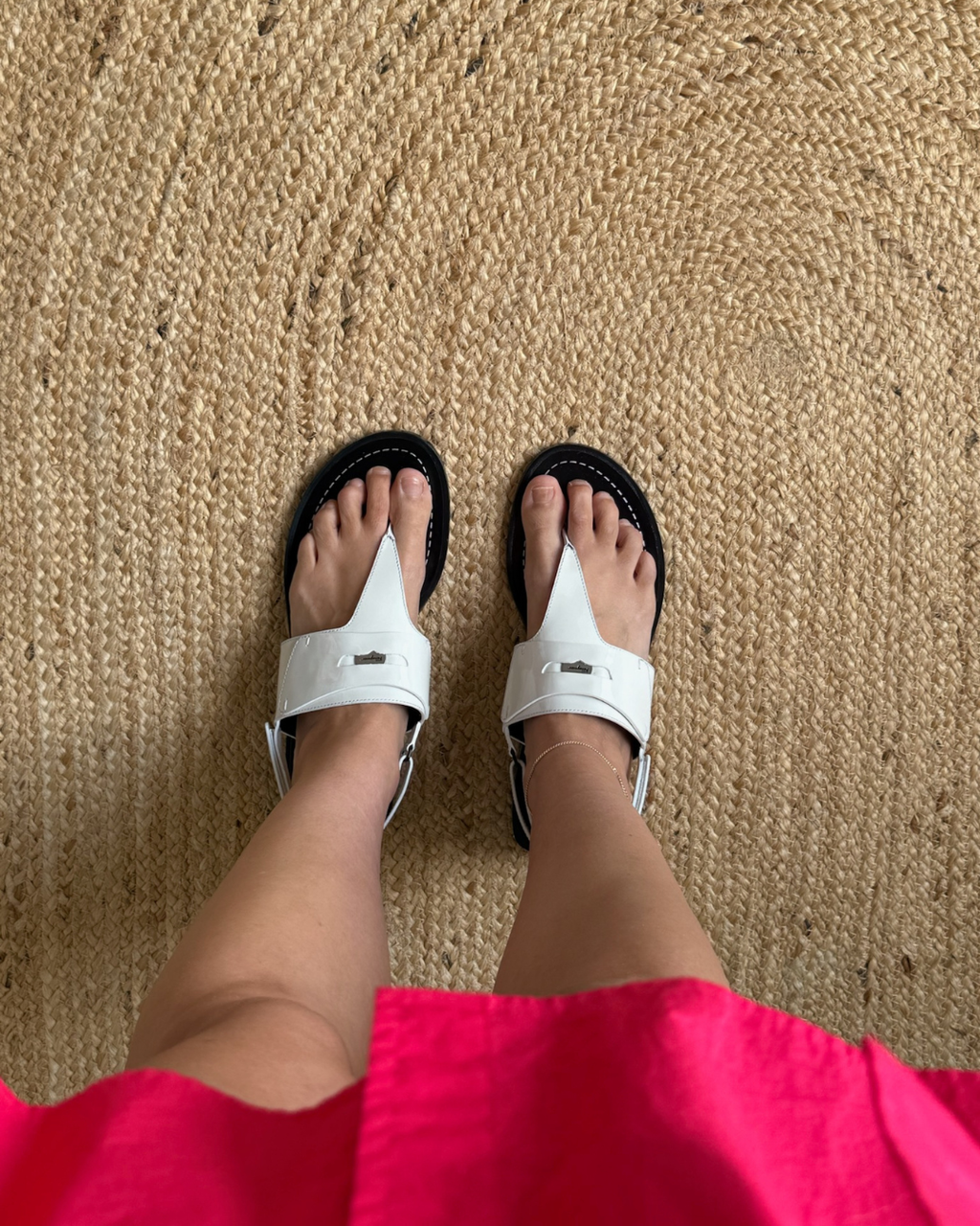 Salvatore Ferragamo Nya Leather Sandal - Size AU 10