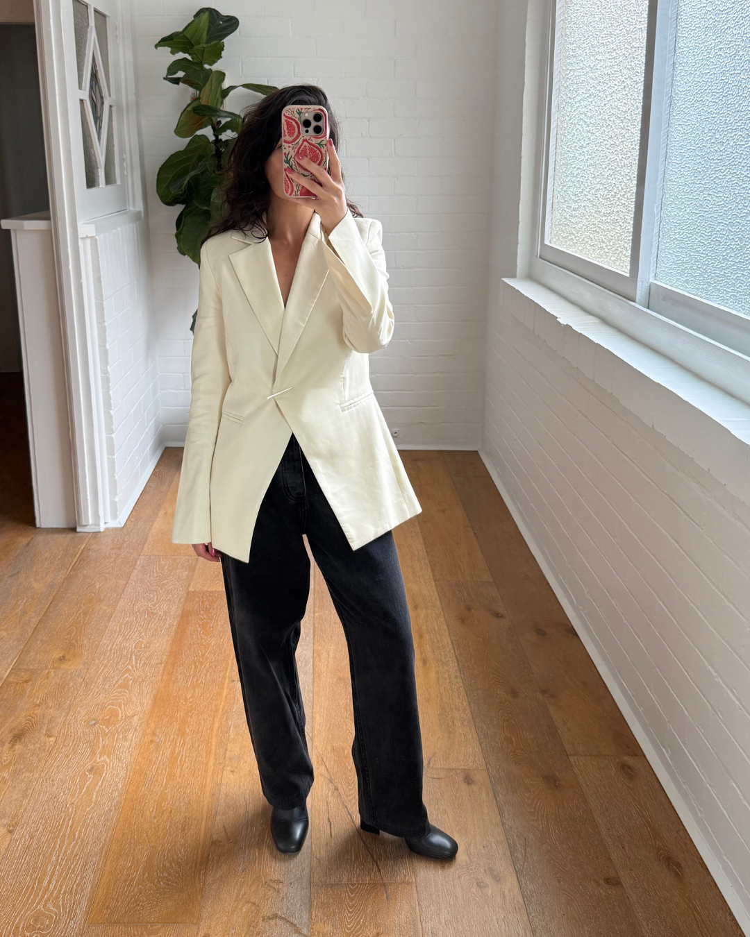 St Agni Asymmetrical Blazer - Size Small