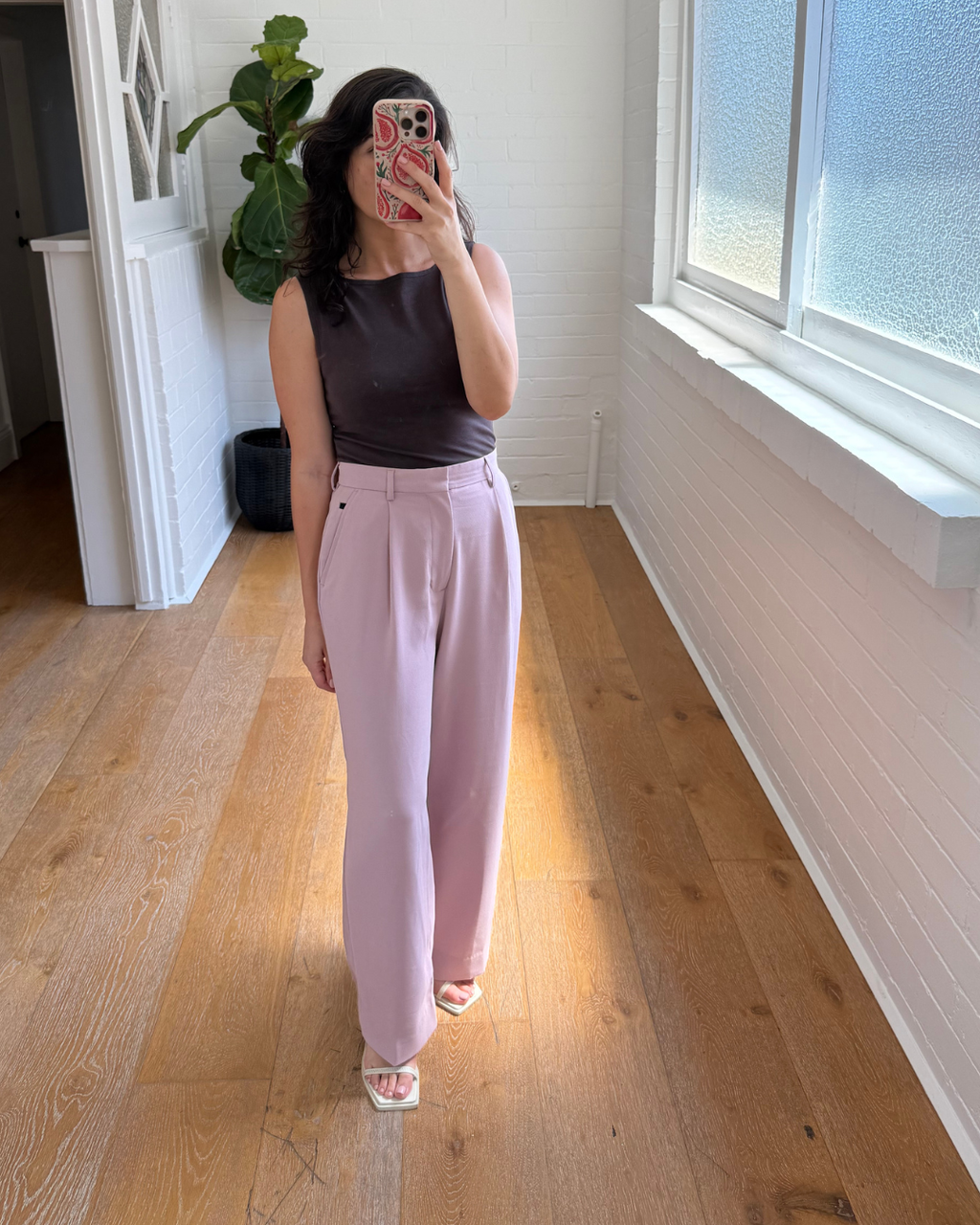 Incu Beau Crepe Pants - Small