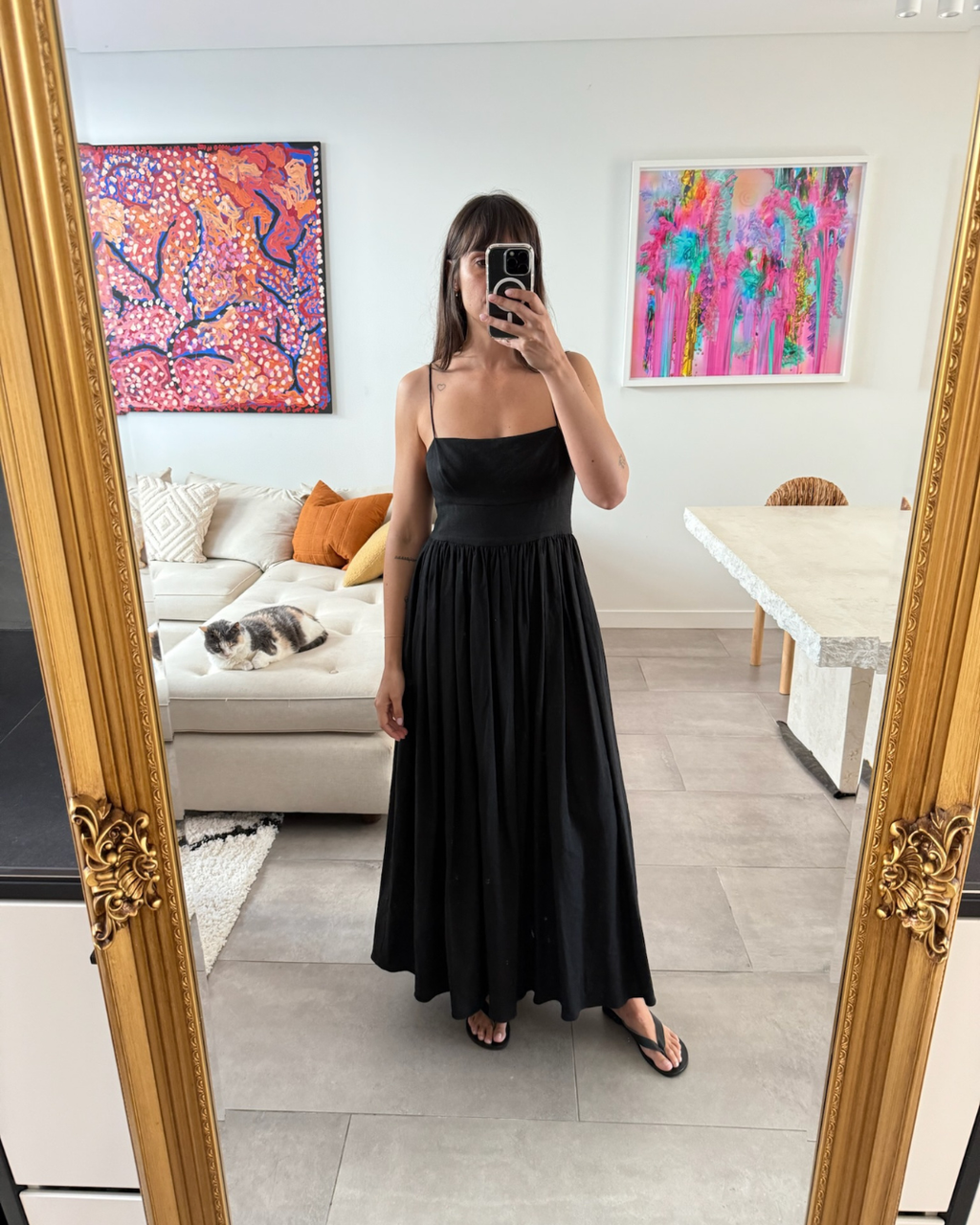 Matteau Linen Dress - Size 3 (AU 10)