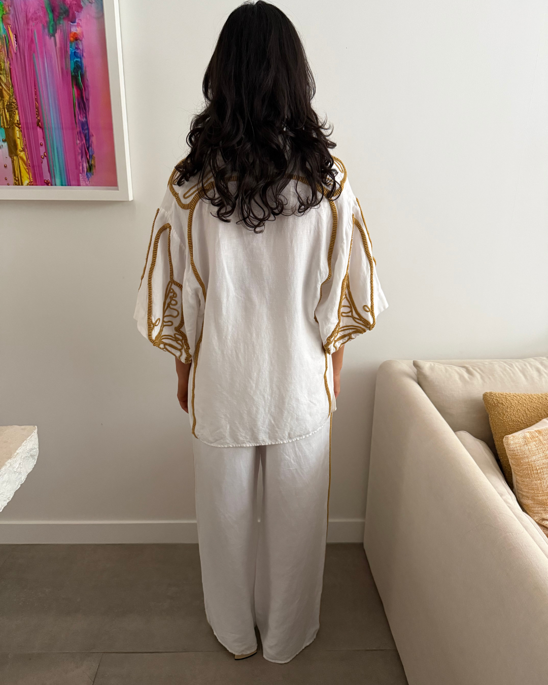 Camilla & Marc Lanza Shirt and Pants - Top Size 6/ Pants Size 8