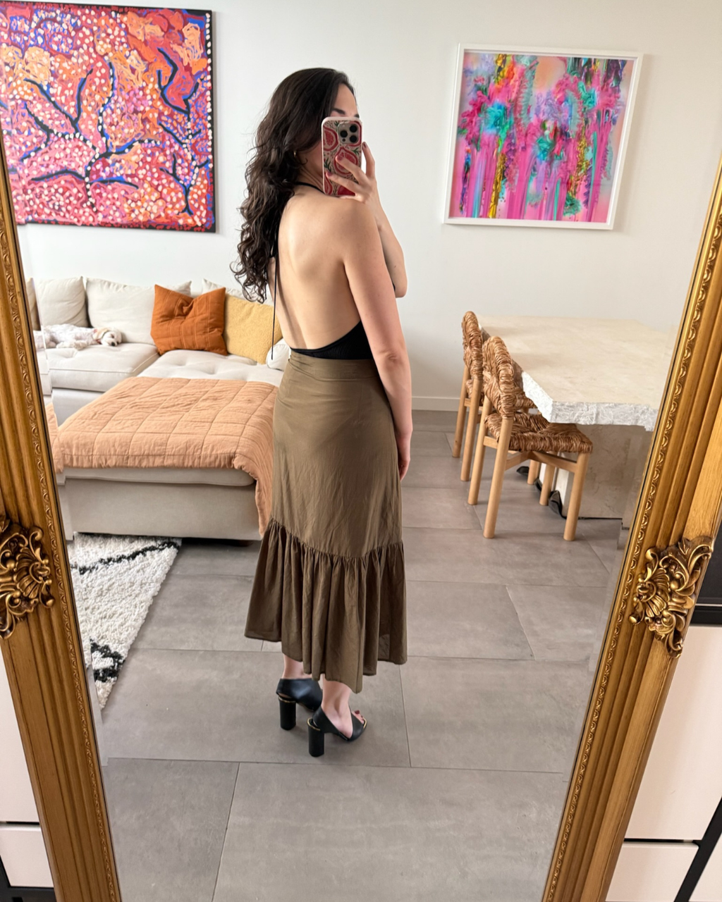 Scotch & Soda Khaki Skirt - Size XS