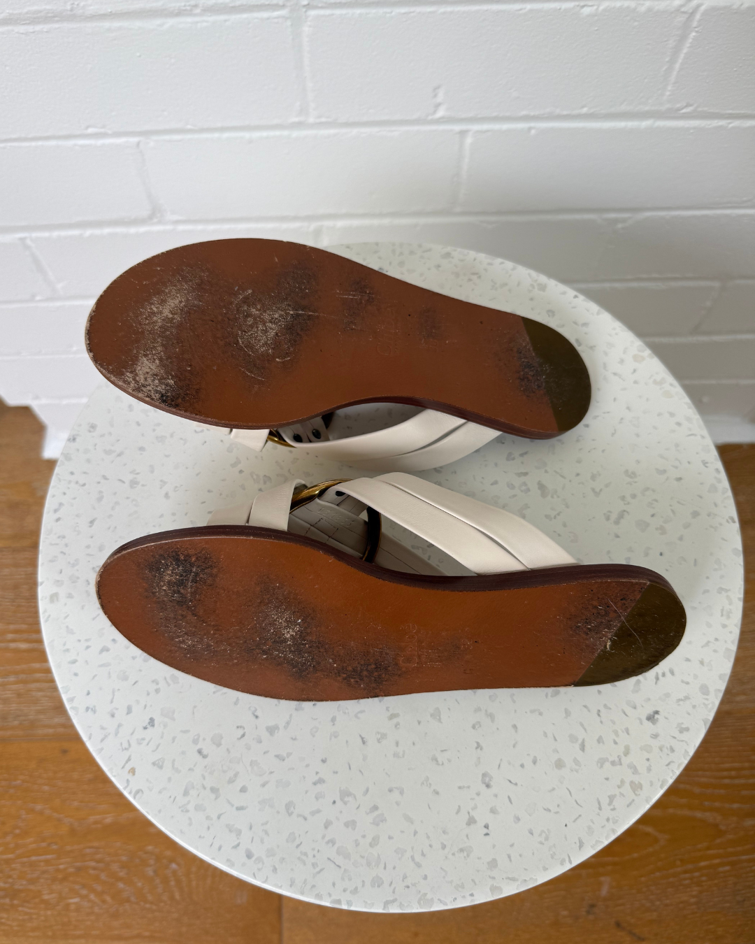 Chloe Rony Crisscross Sandals - Size 38