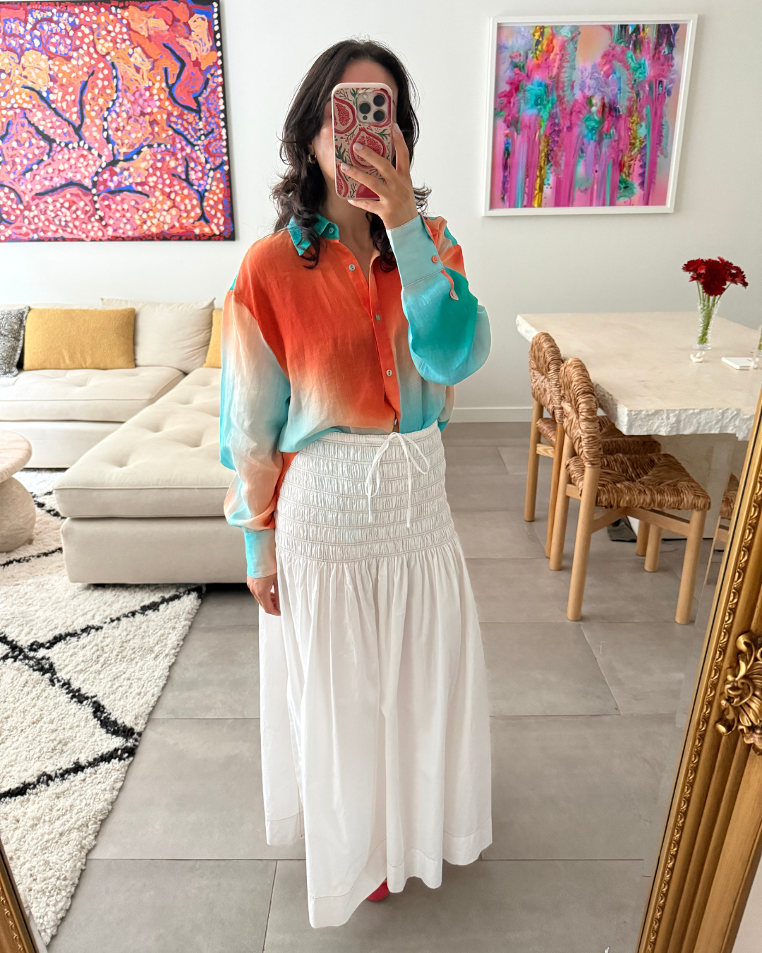 Bec & Bridge White Skirt - Size 12