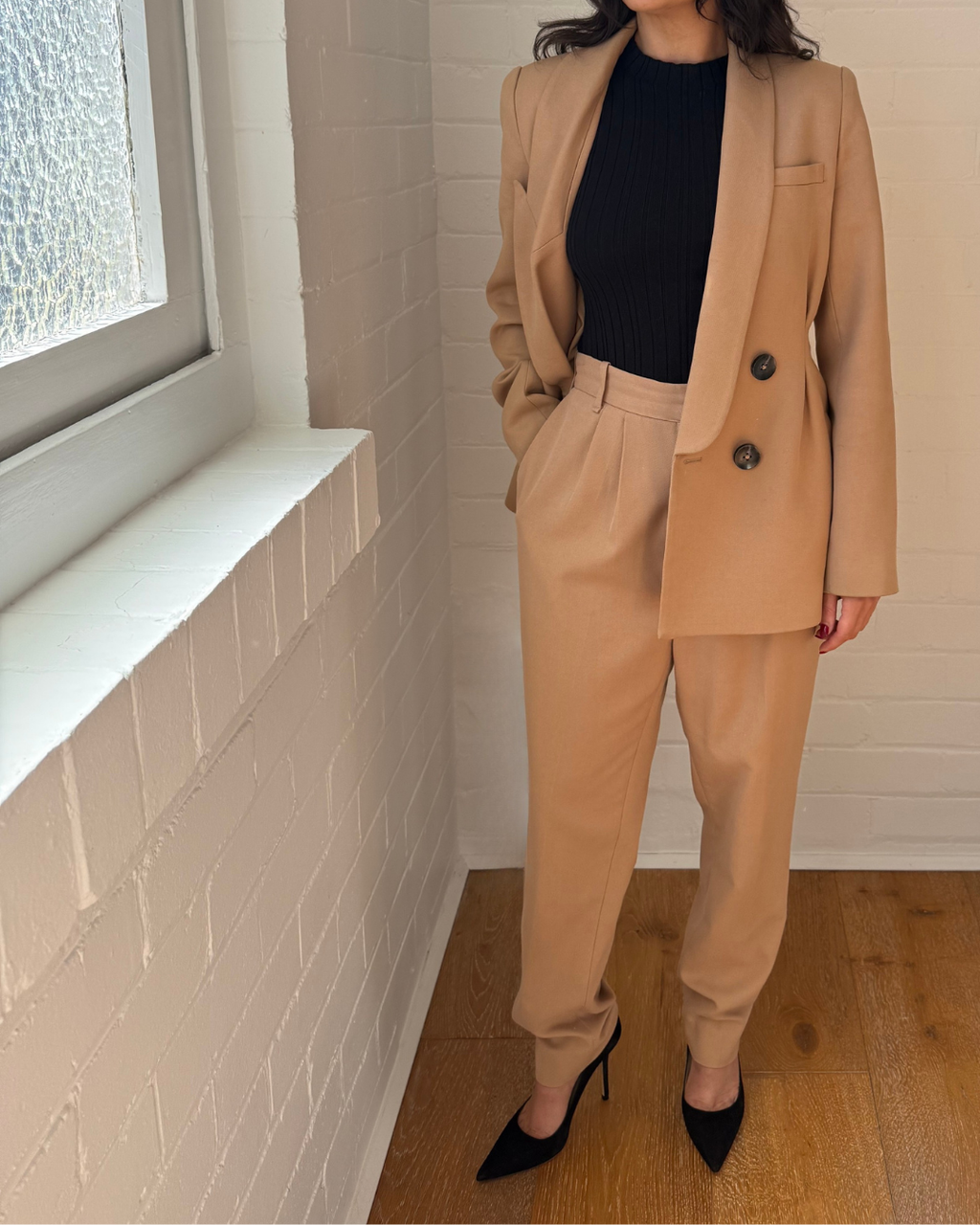 Acler Albany Blazer and Pants Suit Set - Size 6