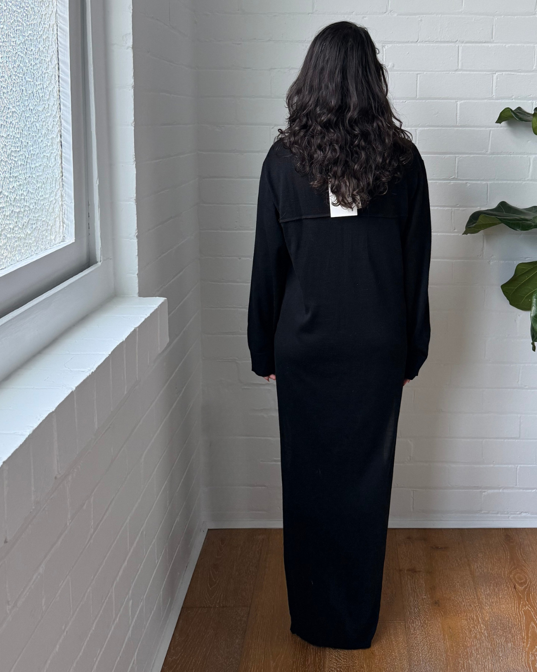 Esse Amor Collared Knit Dress - Size 10