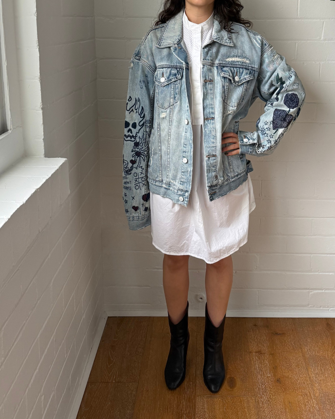 Ksubi Super Fink Denim Jacket - Size Medium