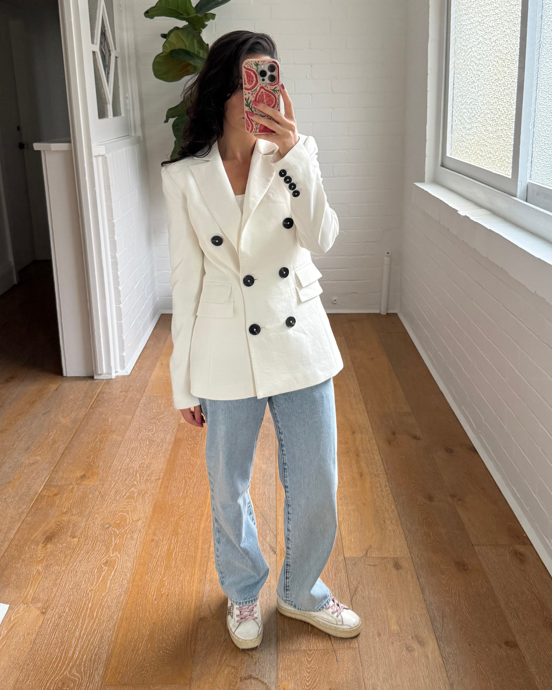 Vestire Double Breasted Blazer - Size 6