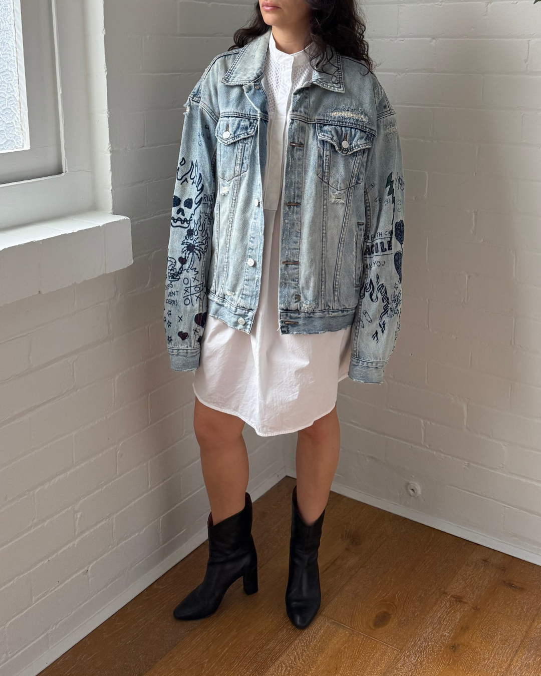 Ksubi Super Fink Denim Jacket - Size Medium