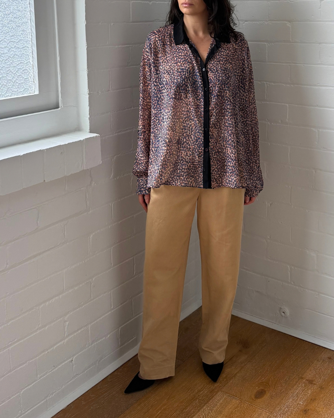 Max & Co. Leopard Print Blouse - Size 10-12