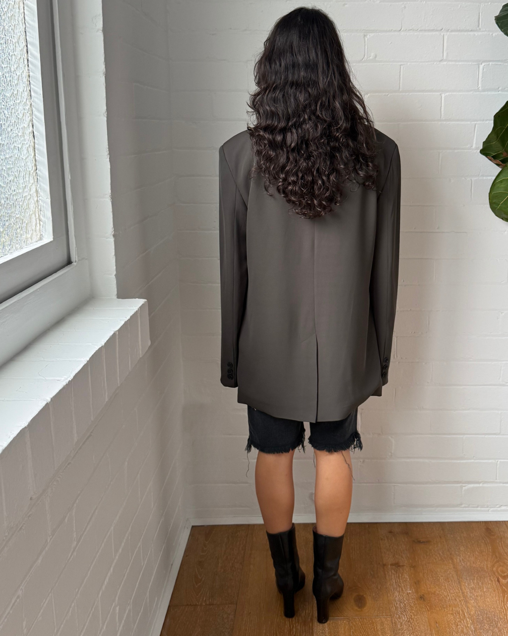 Blanca Melina Blazer Slate Oversized - Size S/M