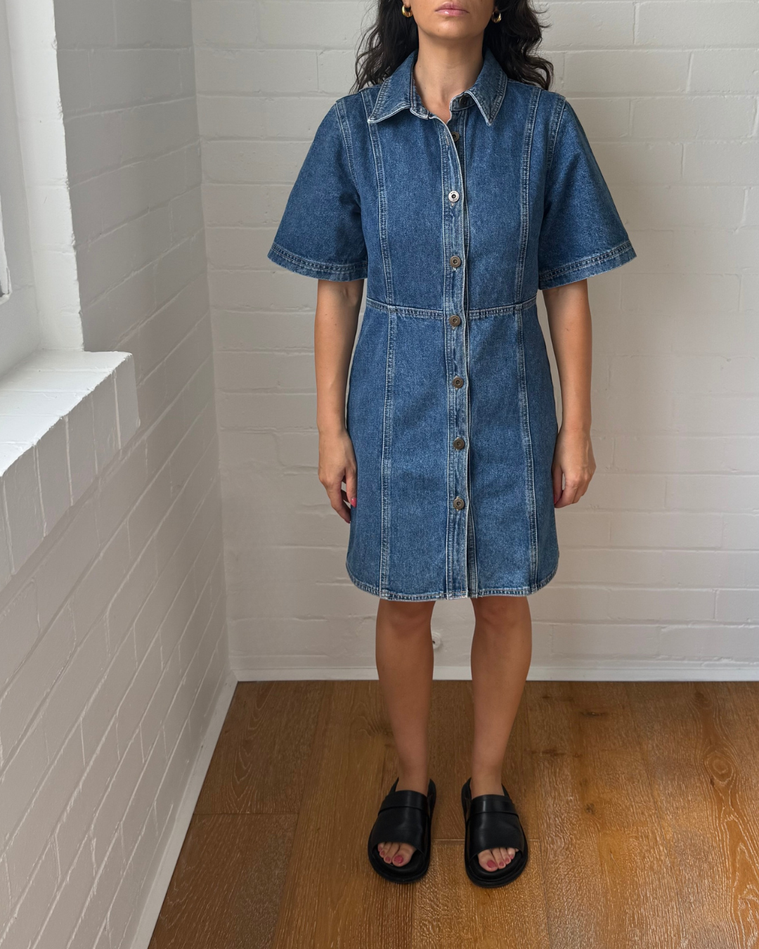 SIR Classic Denim Dress - Size 1 (AU 8)