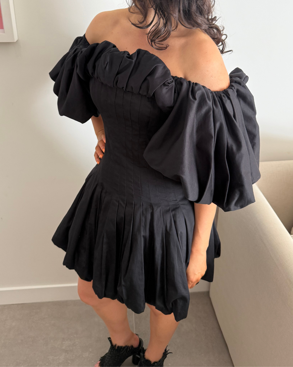 Aje Arles Off Shoulder Dress - Size 6