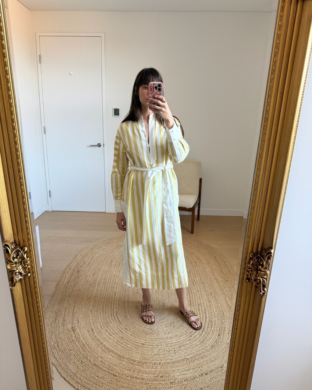 Sarah Jane Clarke Kiki Kaftan Stripe - Size 8