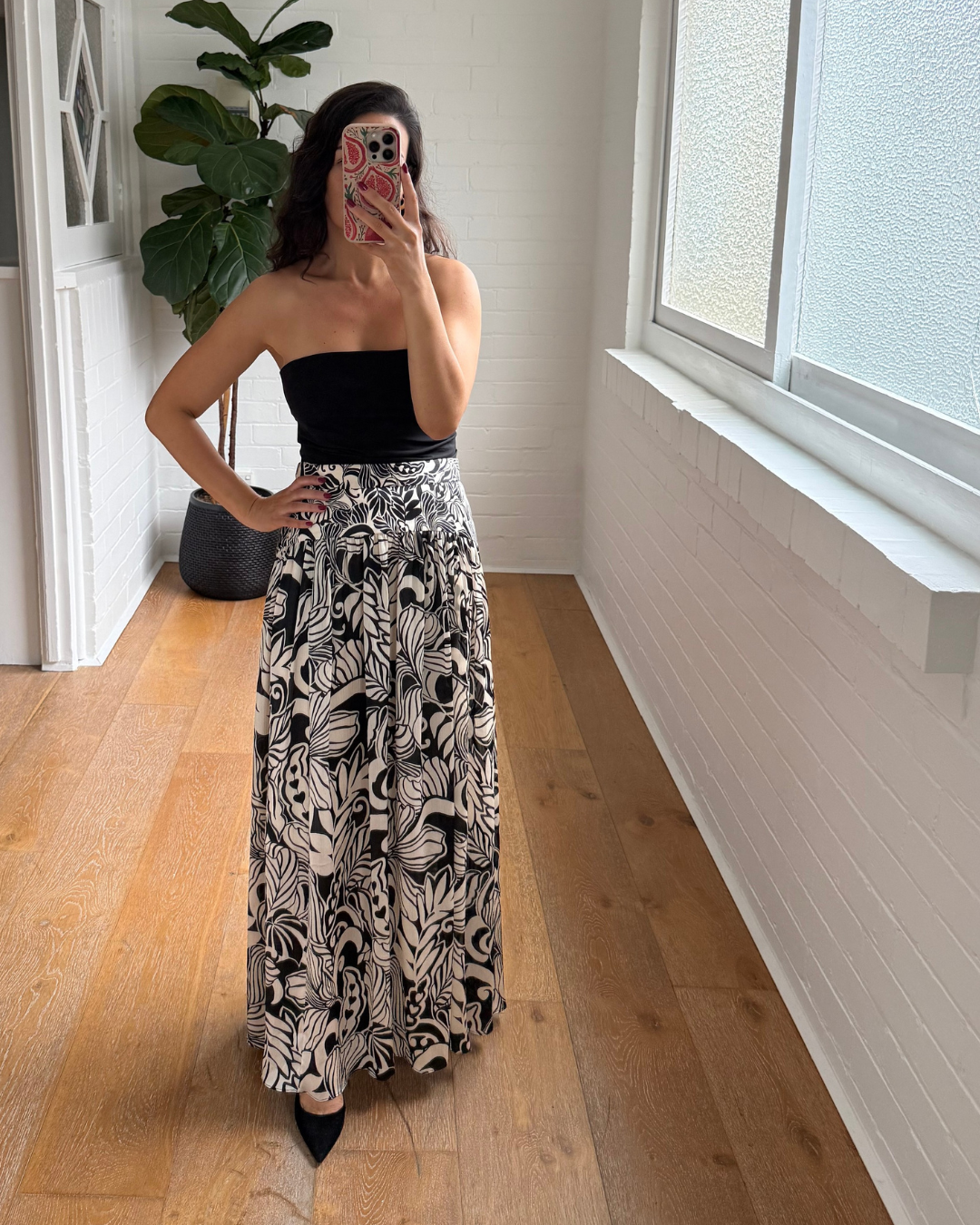 Veronika Maine Printed Skirt - Size 14