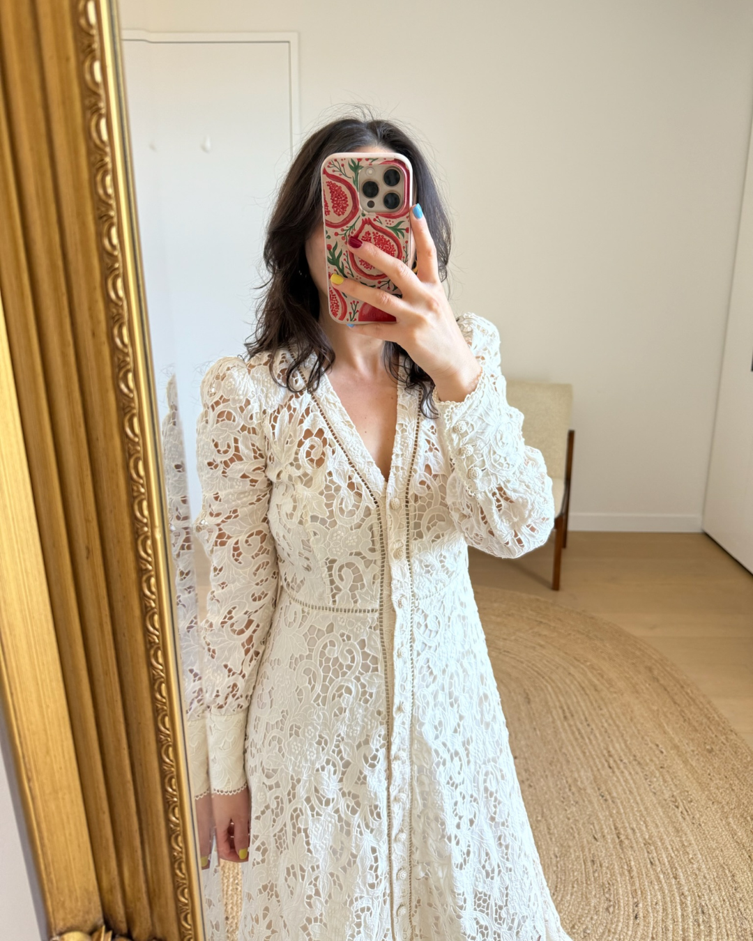 Zimmermann Freja Belted Broderie Dress - Size 1 (AU 8-10)