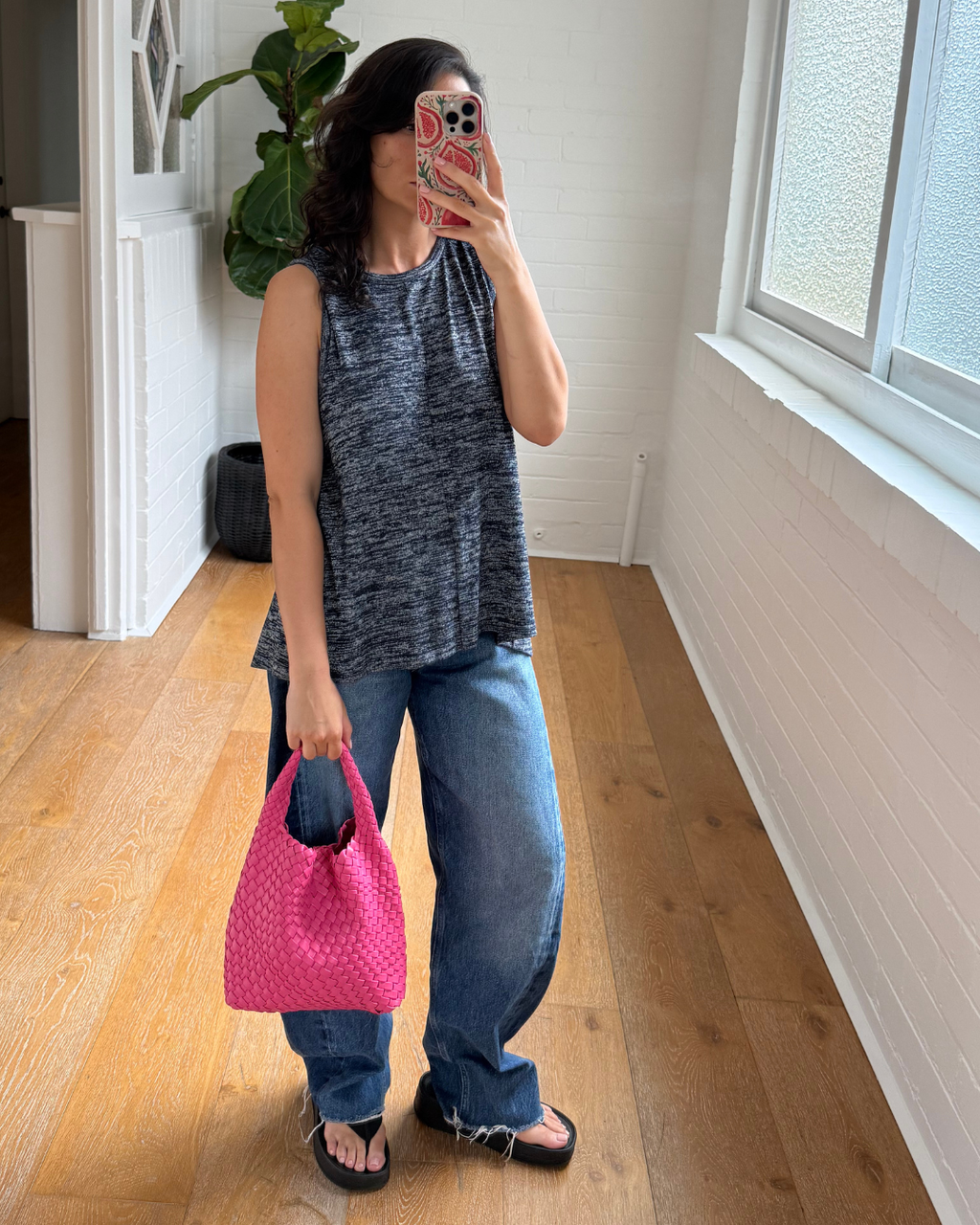 Rag & Bone Nicole Split Back Sleeveless Tank Top - Size Small